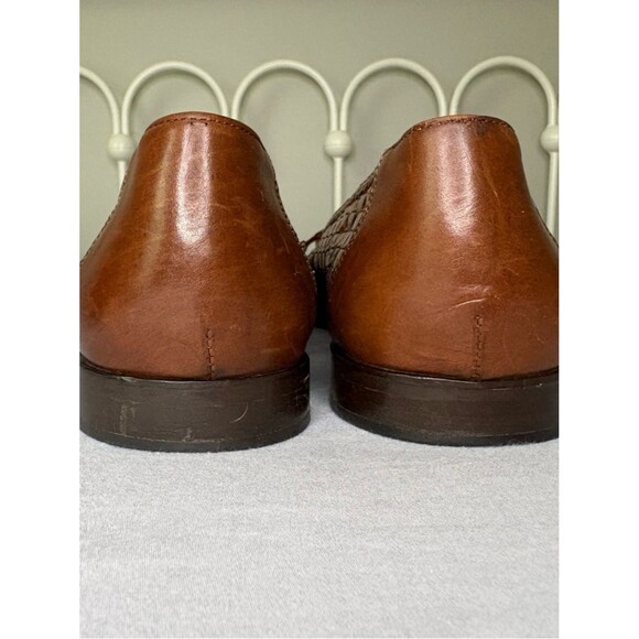 Johnston & Murphy Domani Woven Leather Loafers 10 M Italy main image 7
